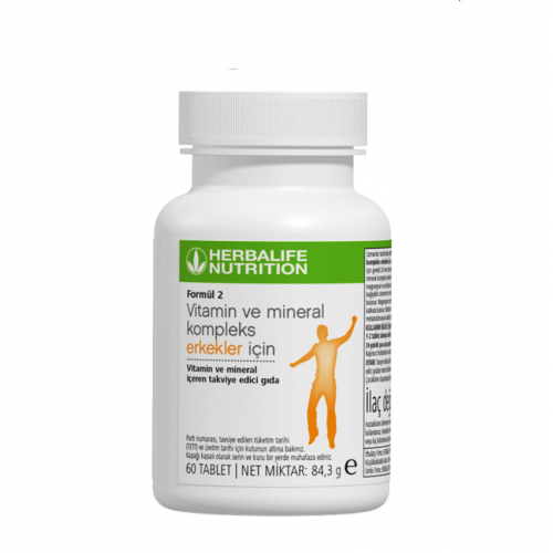 Formül 2 Vitamin ve Mineral Kompleks Erkekler İçin